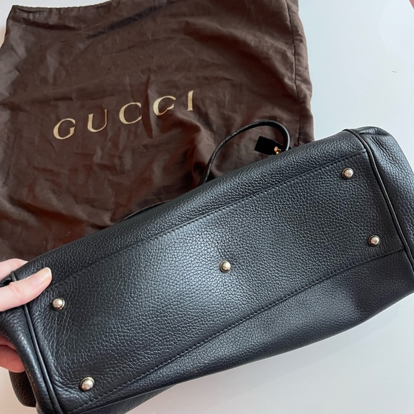 Gucci Black Leather Women's Bag - Picture 9 of 10